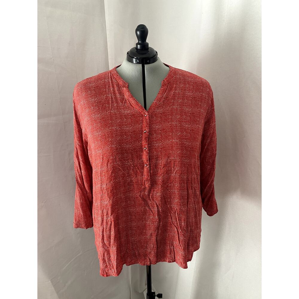 Grand & Greene Red Cream 3x Blouse